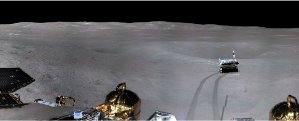You absolutely must see the first-ever panorama from the far side of the Moon