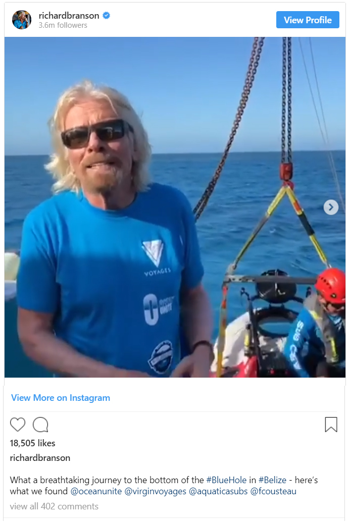 (https://www.instagram.com/p/Bq9y0nWhPtC/RichardBranson/Instagram)