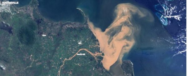 The Great Barrier Reef Was Just Hit By A Flood of Polluted Water Visible From Space