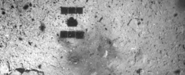 We Just Got an Insane Photo From Japan's Spacecraft After Sampling an Asteroid