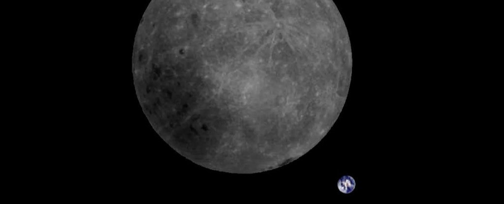 Breathtaking photo shows the far side of the Moon and Earth in a single shot