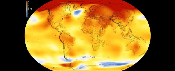 Congratulations, you just survived the 5 hottest years on record