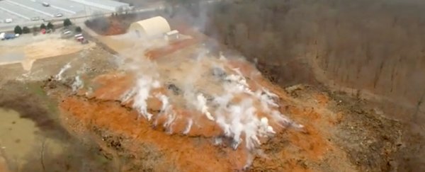 A dump site in Arkansas has been on fire for 7 straight months