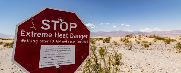 A large lake has just appeared in the driest place in North America