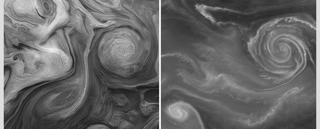 These stunning photos show eerie similarities between Earth and Jupiter
