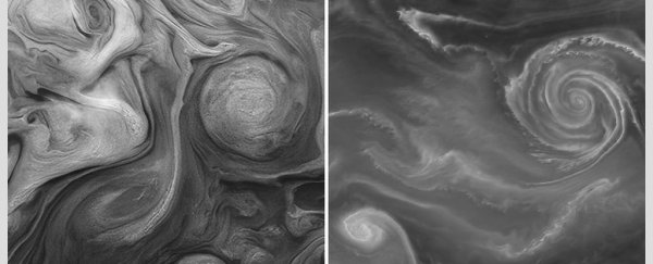 These stunning photos show eerie similarities between Earth and Jupiter