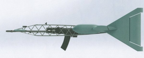 Russian patent shows plans for what looks like a flying assault rifle