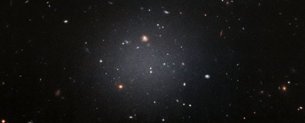 Astronomers just solved the bizarre mystery of a galaxy with no dark matter