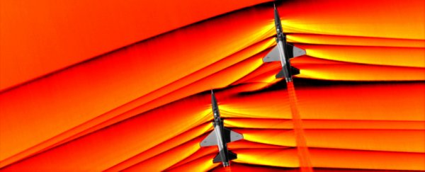 For the first time ever, NASA captures images of supersonic shockwaves merging in air