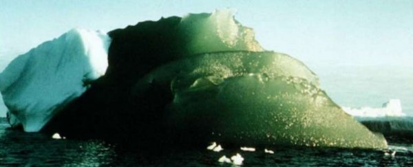 The mystery of strange, emerald Green Icebergs in Antarctica Might have finally been solved