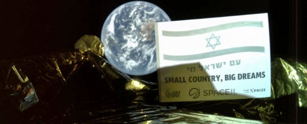 World's first private lunar lander just took a breathtaking selfie with Earth