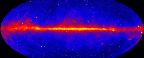 Something's glowing at the heart of our galaxy, but it may not be what we thought