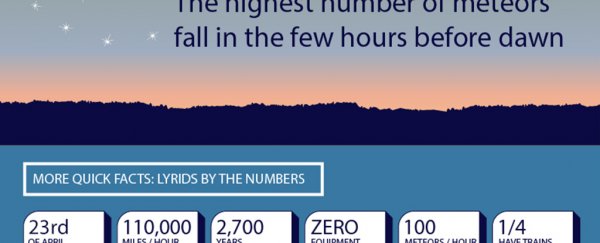 Infographic: the Lyrid meteor shower is about to kick off, here's how to watch