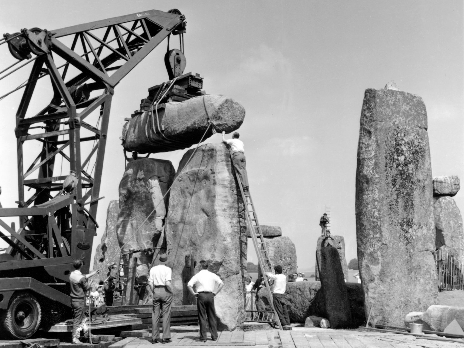 original restoration photo stone henge