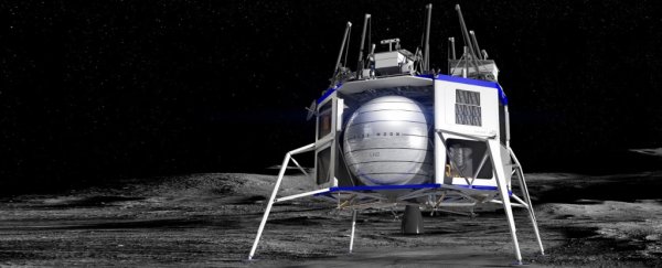 Jeff Bezos just unveiled Blue Origin's Moon lander, and it's quite something