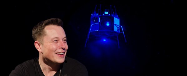 Elon Musk just couldn't stay quiet about Jeff Bezos' Moon lander