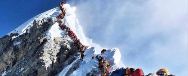 This is what happens to your body in Mount Everest's overcrowded 'Death Zone'