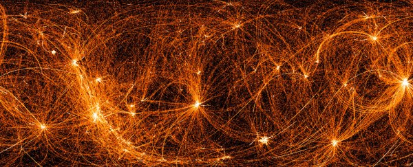 This X-ray view of the night sky reveals a whole new way of seeing the Universe