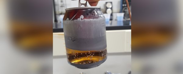 Viral video reveals the bizarre way you can make a soda can fully transparent