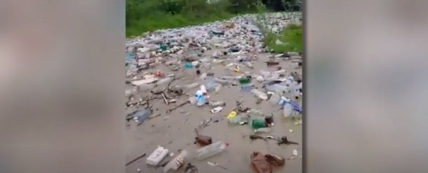 Devastating video shows floods created a river of plastic trash in Romania
