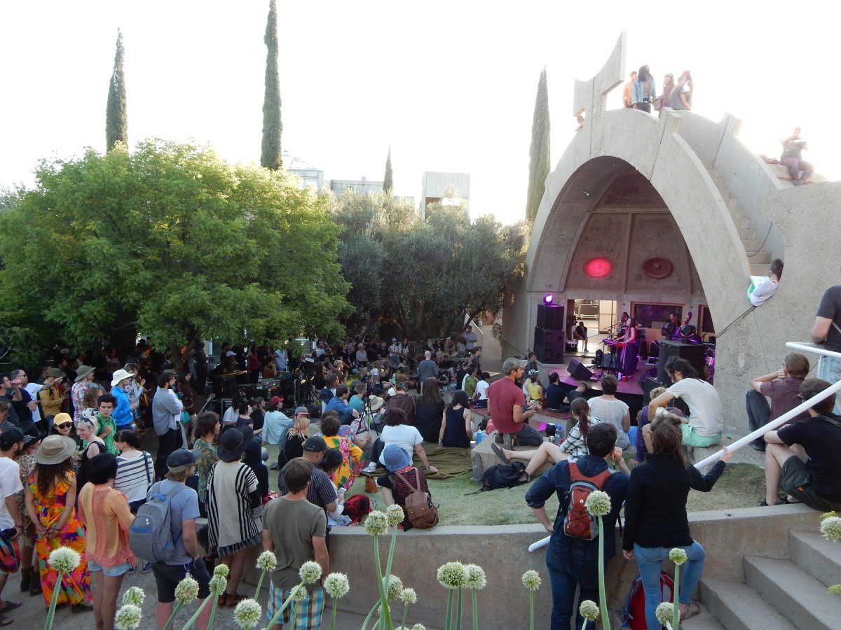 Arcosanti's Form festival in 2016. (Hanne Sue Kirsch)