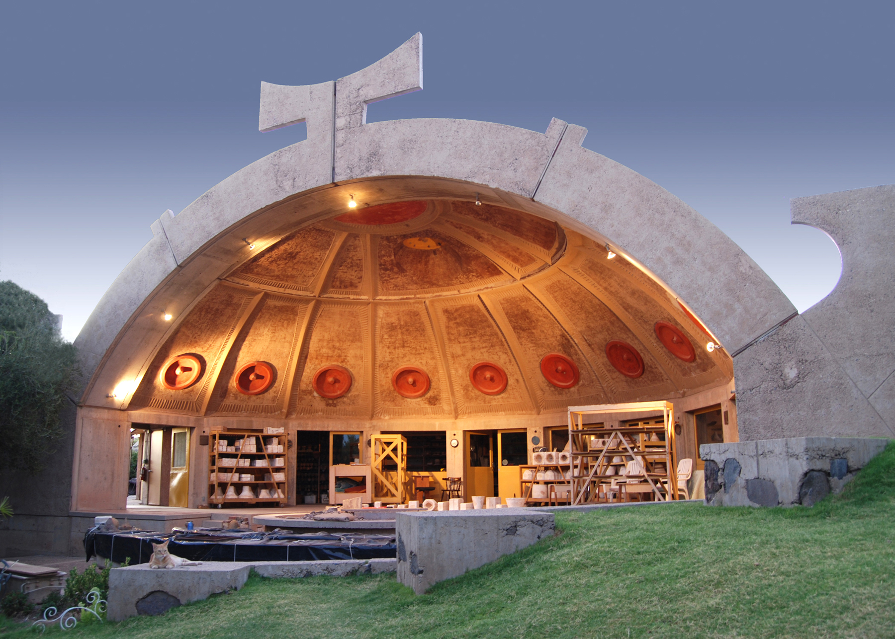 arcosanti building