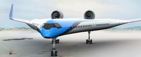 This crazy fuel efficient plane design has passengers sitting in its wings