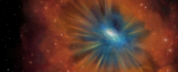 This is what it looks like when galaxies are about to die