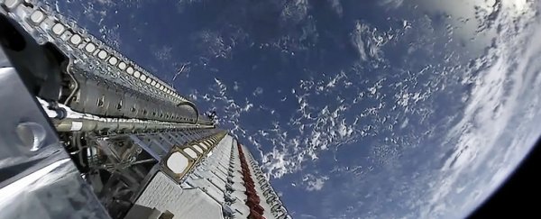 SpaceX says its Starlink satellite internet can already download 100 megabits per second