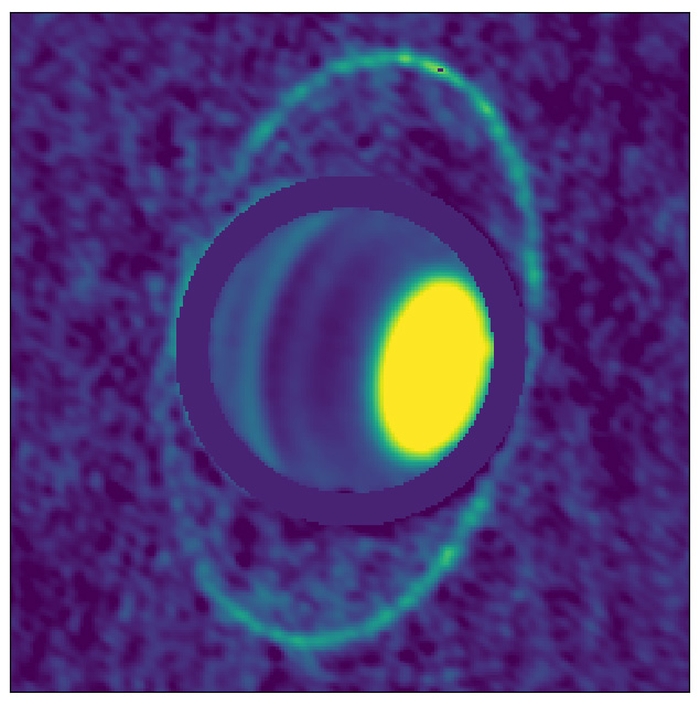 uranus rings thermal