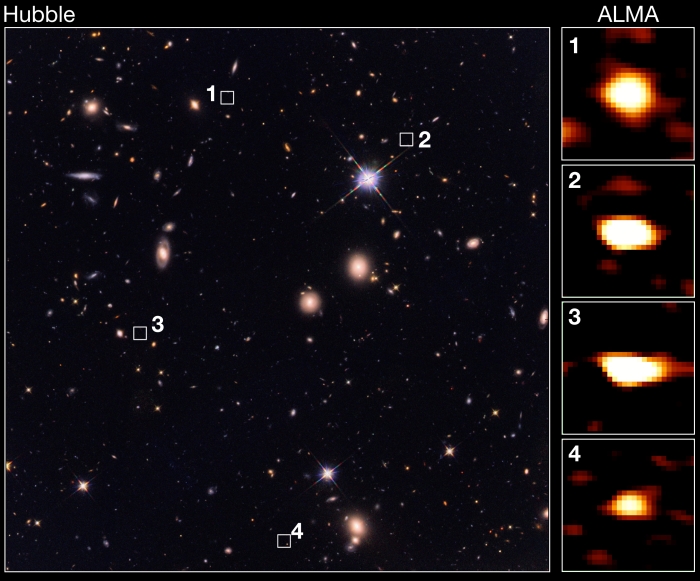 early galaxies comparisom