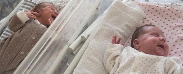Extremely rare case sees woman give birth to 2 babies born 11 weeks apart