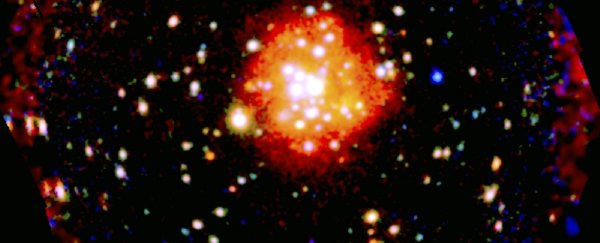 This mindblowing picture shows a galaxy, but those dots aren't glittering stars