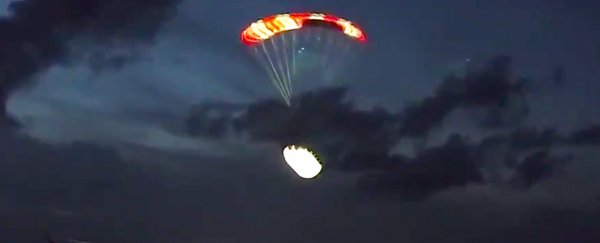 Check out this amazing video of a boat catching a SpaceX rocket piece