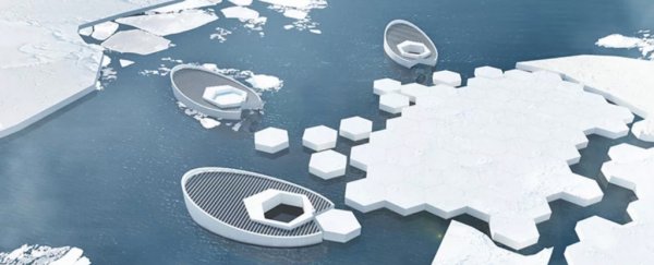 Designers propose a wacky submarine for making 'iceberg babies' in the Arctic