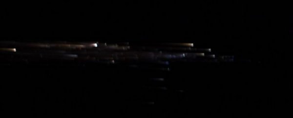 ISS astronauts say goodbye to their waste as it blazes into fading darkness