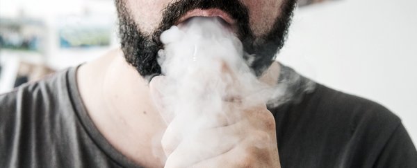 Officials: Nearly 100 cases of a mysterious lung illness could be linked to vaping