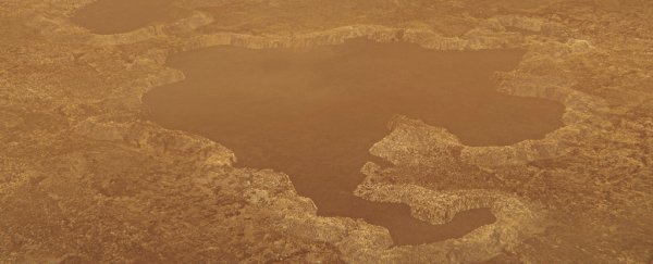 Unusual lakes detected on Titan could be the ancient scars of giant explosions