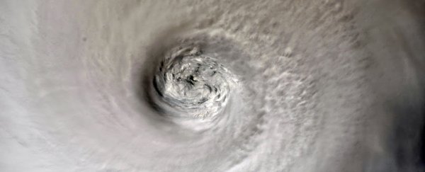Chilling photos taken from space reveal the true scope of Hurricane Dorian