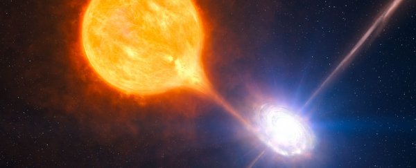 Astronomers have found a black hole that's erupting with strange regularity