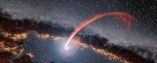 Astronomers catch the immediate aftermath of a black hole destroying a star