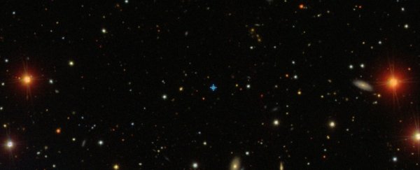 This wild, runaway star looks like it was kicked out by a 'missing link' black hole