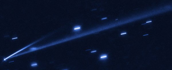 Astronomers detect a colour-changing asteroid for the very first time