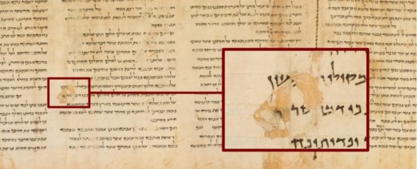 We just found traces of an ancient technology used to make the dead sea scrolls