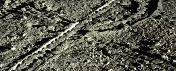 We've got new photos of that weird substance China found on the Moon