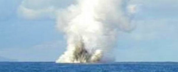 Underwater volcano could release noxious gas bubbles bigger than the pyramids