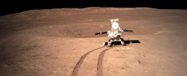 China releases a new photo of the mystery substance they found on the Moon