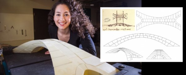 MIT engineers show Da Vinci's 500-year-old radical bridge design would have worked