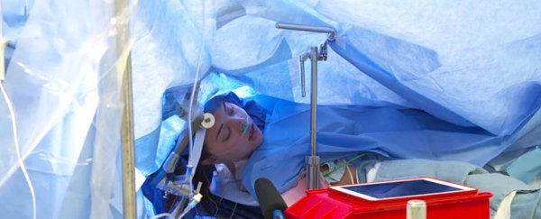 Doctors just livestreamed a brain surgery on Facebook, and the patient was awake