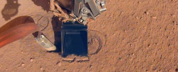 NASA's 'mole' is digging below the surface of Mars again thanks to an ingenious hack